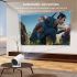 HY300 Android Projektor Tragbarer WiFi Smart Projektor 720P Full HD Heimkino Büro Vielseitiger Mini Projektor