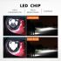 CO LIGHT 7 Zoll LED Scheinwerfer H4 DRL für Jeep Wrangler Lada Niva 4x4 Wetterfeste Runde Angel Eye Beleuchtung