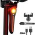 Smart USB-C Fahrradrücklicht Superhell - Sicher Radfahren, IP64 Wasserdicht