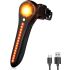 Smart USB-C Fahrradrücklicht Superhell - Sicher Radfahren, IP64 Wasserdicht