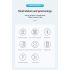 Mini GPS Tracker Bluetooth 4.0 Smart Locator Kompaktes Design Haustier Tracker mit iSearching App und One Touch Find