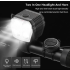 Fahrradlicht Hupe 2-in-1 MTB, USB wiederaufladbar Vorderlicht LED Fahrradzubehör Mountainbike Licht laute Fahrradklingel