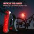 Ultrahelles USB wiederaufladbares Fahrradrücklicht wetterfest Fahrradzubehör mit werkzeugfreier Installation