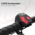 CarryBright CBH3 USB aufladbare 120dB Fahrradhupe mit Anti-Diebstahl-Alarm ideal für urbane Mobilität & Mountainbiking
