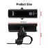 TOWILD CL600 Fahrradlicht Frontlampe LED USB wiederaufladbar 2000mAh wasserdichtes Design hohe Lumen