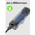 TOWILD CL600 Fahrradlicht Frontlampe LED USB wiederaufladbar 2000mAh wasserdichtes Design hohe Lumen