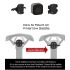 Enfitnix Cubelite III Smart Rücklicht 30 Lumen Fahrradsicherheit Ultrahelles Nachtwarnlicht USB-Aufladung
