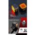 Enfitnix Cubelite III Smart Rücklicht 30 Lumen Fahrradsicherheit Ultrahelles Nachtwarnlicht USB-Aufladung