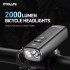 CYCLAMI BR2000 Fahrrad Frontlicht: 2000 Lumen Type-C Lenkerlicht für MTB, Rennrad & sichere Nachtfahrten