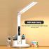 LED-Schreibtischlampe mit USB-Touch-Nachtlicht Stifthalter Multifunktions-Tischlampe für Augenschutz und mehr