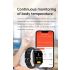 E500 Blutzucker Smart Watch Herren EKG Monitor Blutdruck Körpertemperatur Smartwatch IP68 Wasserdichter Fitness Tracker