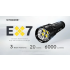 Nitecore EX7 Taschenlampe 6000 Lumen | Extrem Hell & USB-C Wiederaufladbar für Outdoor, Suche