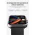 F57L Blutzucker Smartwatch Blutdruck Herzfrequenz Sport Gesundheitsuhr Fitness Tracker Android iOS IP67 Blut Glukose