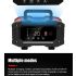 FOXSUR 20A Tragbares Autobatterieladegerät 12V 24V AGM LiFePO4 mit CPU 7-Stufige Ladefunktion Zuverlässige Leistung