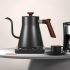 Elektrischer Schwanenhals-Wasserkocher 1200 Watt mit Echtzeit-Temperaturregelung für perfekte Tee- und Kaffeezubereitung