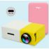 YG300 LED Mini Projektor 320x240 Pixel tragbarer Projektor unterstützt 1080P HDMI USB kristallklare Bilder Filmabend