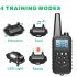 800m Elektrisches Hunde-Trainingshalsband mit LCD Display wasserdicht einstellbare Intensität für sicheres Training