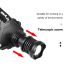 Leistungsstarker XHP70 LED-Scheinwerfer 8000LM USB-wiederaufladbar wasserdicht perfekt für Nachtfischen Camping
