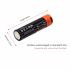 Erleben Sie 14500 Doublepow 750mAh 3.7V Li-Ion und Micro USB Batterie Hochkapazitiv für Taschenlampe und Geräte