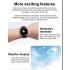 HW20 Smartwatch für Herren Damen, EKG PPG Bluetooth Anrufe, Herzfrequenz Blutdruck Sauerstoff Überwachung, iOS Android