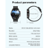 HW20 Smartwatch für Herren Damen, EKG PPG Bluetooth Anrufe, Herzfrequenz Blutdruck Sauerstoff Überwachung, iOS Android
