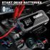 Starthilfe-Powerbank tragbares Ladegerät mit Notbeleuchtung 12V-Starthilfe für 4.0l Benzin 2.5l Dieselmotoren 150 PSI