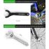 ROCKBROS Fahrrad-Reparaturwerkzeug-Set Multifunktionales Reparaturset aus langlebigem Kohlenstoffstahl