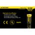 Nitecore NL166 16340 RCR123A Lithium-Akku 650mAh wiederaufladbar für Taschenlampen hohe Leistung Schutzschaltungen