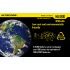 Nitecore NL166 16340 RCR123A Lithium-Akku 650mAh wiederaufladbar für Taschenlampen hohe Leistung Schutzschaltungen