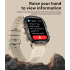 QX11 Smartwatch Herren, IP68 5ATM Outdoor Sport Fitness Tracker mit BT Call & Gesundheitsmonitor