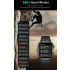 QX11 Smartwatch Herren, IP68 5ATM Outdoor Sport Fitness Tracker mit BT Call & Gesundheitsmonitor