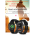 QX11 Smartwatch Herren, IP68 5ATM Outdoor Sport Fitness Tracker mit BT Call & Gesundheitsmonitor