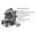 RACEWORK MTB Pedale selbstverriegelnd langlebig mit Carbon Chromstahl für Mountainbike Trailfahren Komfort