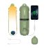 ZTARX Aufblasbare Solar Camping Laterne - IP66 wasserdicht, faltbar, magnetisch, tragbar, Powerbank