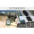 ZTARX Aufblasbare Solar Camping Laterne - IP66 wasserdicht, faltbar, magnetisch, tragbar, Powerbank