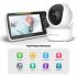 5 Zoll Baby Monitor Kamera SM650 Babysicherheit HD 720P Tragbarer Video Monitor mit langer Akkulaufzeit