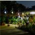 LED-Solar-Windspiel Außendekoration mit Farbwechsel LED-Leuchten wetterfestes Design für zauberhaftes Außenambiente