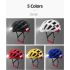 ROCKBROS ultraleichter Fahrradhelm mit integrierter Sicherheitsbeleuchtung USB-Ladung ideal für MTB Helm