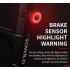 Entdecken Sie das TOWILD TL03 LED Fahrradrücklicht Fahrradzubehör mit Bremsensensor fünf Blitzmodi und Verkehrssicherheit