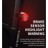 TOWILD TL05 LED-Fahrradlicht mit smartem Bremssensor Wasserdichtes Rücklicht USB-ladbar 100h Akkulaufzeit
