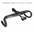 TOSEEK Vollcarbon-Lenker 400mm 420mm 440mm leichter Carbon-Lenker mit interner Kabelführung Fahrradzubehör