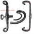 TOSEEK Vollcarbon-Lenker 400mm 420mm 440mm leichter Carbon-Lenker mit interner Kabelführung Fahrradzubehör