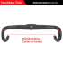 TOSEEK Vollcarbon-Lenker 400mm 420mm 440mm leichter Carbon-Lenker mit interner Kabelführung Fahrradzubehör