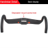 TOSEEK Vollcarbon-Lenker 400mm 420mm 440mm leichter Carbon-Lenker mit interner Kabelführung Fahrradzubehör