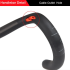 TOSEEK Vollcarbon-Lenker 400mm 420mm 440mm leichter Carbon-Lenker mit interner Kabelführung Fahrradzubehör