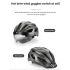 ROCKBROS Fahrradhelm ultraleicht stoßfest Anti-Schweiß perfekt für MTB & Rennradfahren mit Belüftungssystem