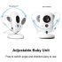 VB603 Video Baby Monitor 2.4G Übertragung Zwei-Wege-Audio Infrarot-Nachtsicht für Säuglingssicherheit