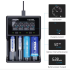 XTAR VC4SL 18650 21700 USB C Ladegerät mit QC3.0 Schnellladung und vielseitiger Batteriekompatibilität