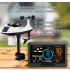 Entdecken Sie die Wetterstation 7,5 Zoll Farbdisplay Solar Sensor für präzise Temperatur Luftfeuchtigkeit Echtzeit-Updates