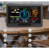 Entdecken Sie die Wetterstation 7,5 Zoll Farbdisplay Solar Sensor für präzise Temperatur Luftfeuchtigkeit Echtzeit-Updates